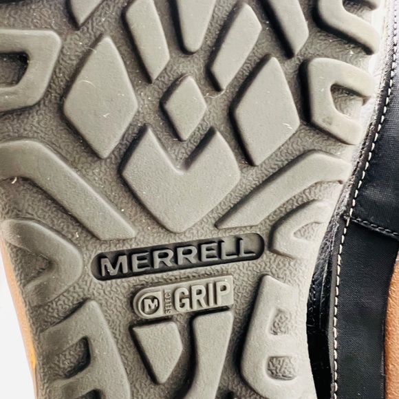 Merrell Women's Leather Faux Fur Trim Winter Boots 9 Black 200G Insu… - Picture 4 of 10